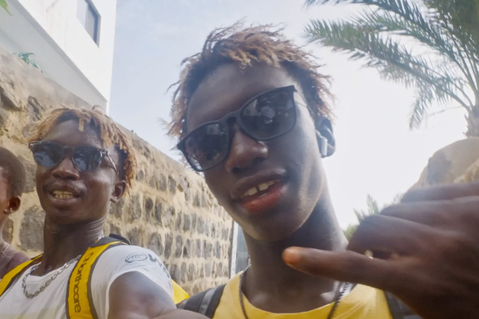 Filming in Dakar