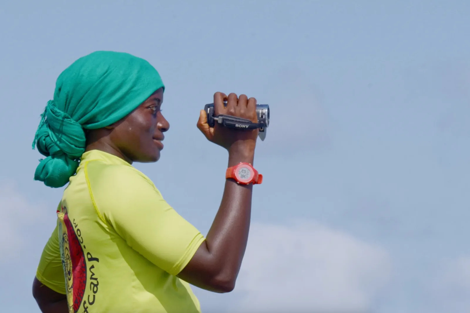 Filming in Dakar